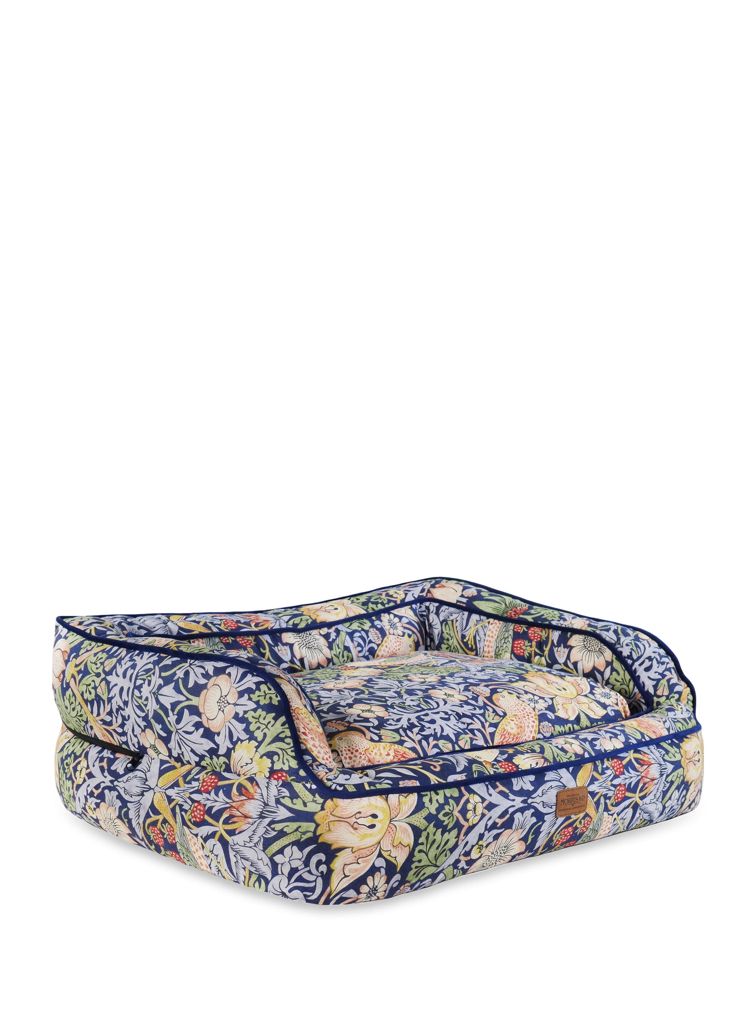 NAVY STRAWBERRY THIEF SOFA BED