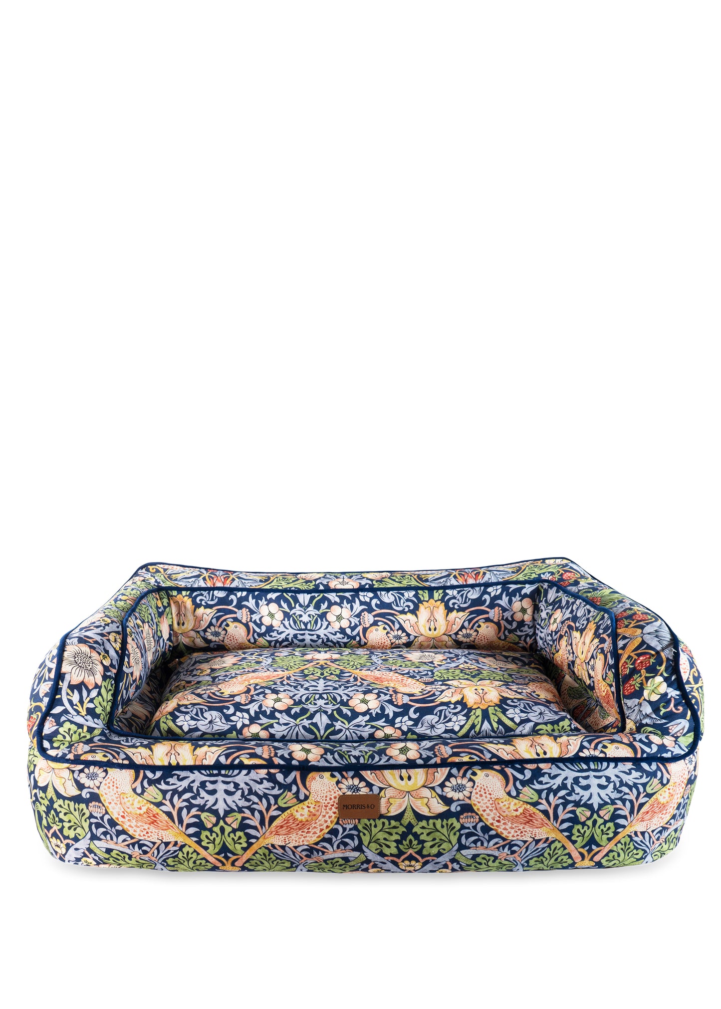 NAVY STRAWBERRY THIEF SOFA BED